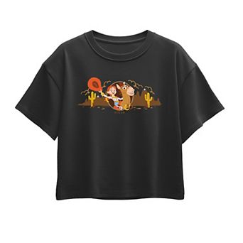 Girls 7-16 Disney / Pixar's Toy Story 5 Jessie & Bullseye Boxy Tee