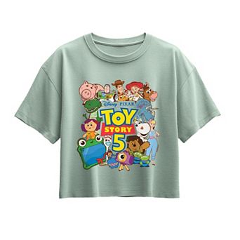 Girls 7-16 Disney / Pixar's Toy Story 5 Characters Collage Boxy Tee