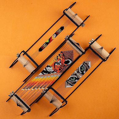 John Bead Bead Loom Kit, Seed Bead Loom Kit for DIY Necklace Bracelet Weaving Jewelry Making
