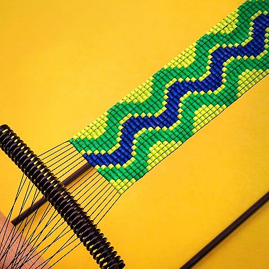 John Bead Bead Loom Kit, Seed Bead Loom Kit for DIY Necklace Bracelet Weaving Jewelry Making