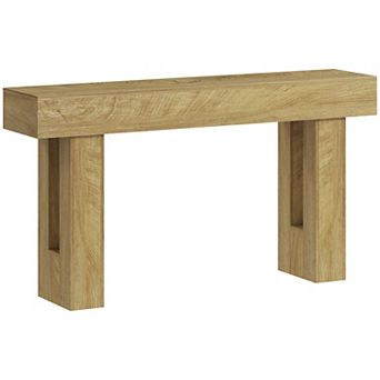 HOMCOM 63 Inch Console Table, Narrow Sofa Table Behind the Couch,