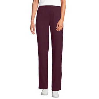Women's Lands' End High Rise Straight Leg 5 Pocket Pants