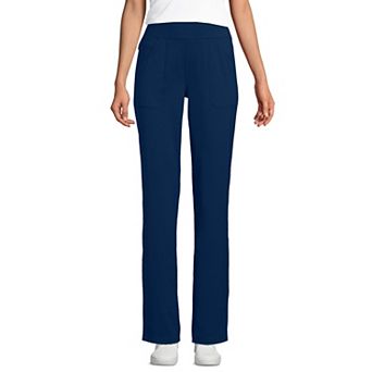 Women's Lands' End High Rise Straight Leg 5 Pocket Pants