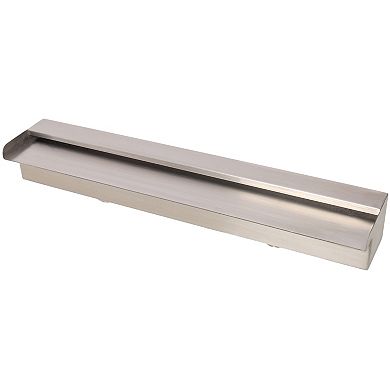 WOW PIONEER Stainless Steel Pool Waterfall Fountain Decor - Elegant Water Flow Feature