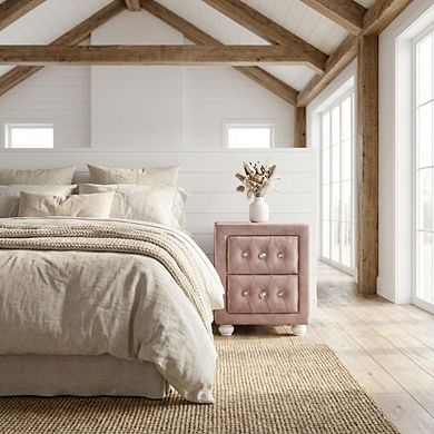 Nightstand with Rectangular Shape and Modern Design