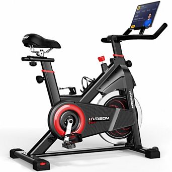 HARISON Adjustable Magnetic Exercise Bike for Home, 380 lbs Capacity with App (HRK-X12 Black)