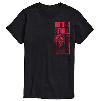 Men's Star Wars: Maul – Shadow Lord Twice The Menace Graphic Tee