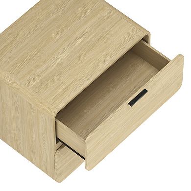 MANHATTAN COMFORT Chrystie 2-Drawer Nightstand Set of 2