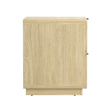 MANHATTAN COMFORT Chrystie 2-Drawer Nightstand Set of 2
