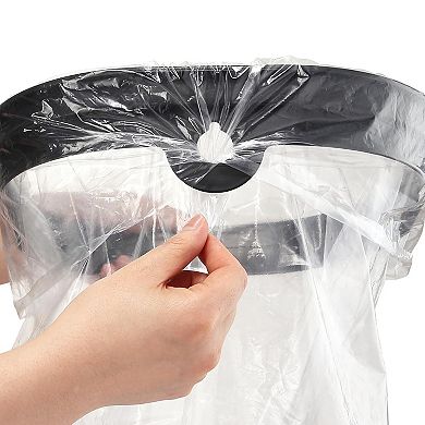 8 Gallon/30-Liter Bathroom Garbage Can, Step On Trash Can with Lid and Foot Pedal