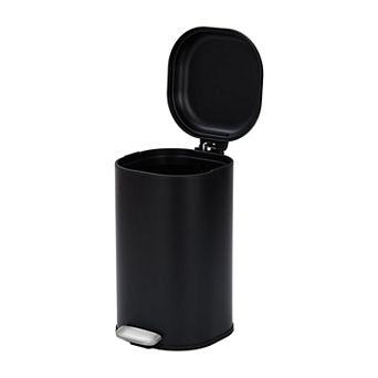 8 Gallon/30-Liter Bathroom Garbage Can, Step On Trash Can with Lid and Foot Pedal