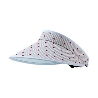 Womens Sun Visor Hat Lightweight Breathable Wide Brim Open Top Summer Travel Beach Hat