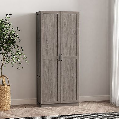 MANHATTAN COMFORT Cornelia 4-Shelf Storage Cabinet