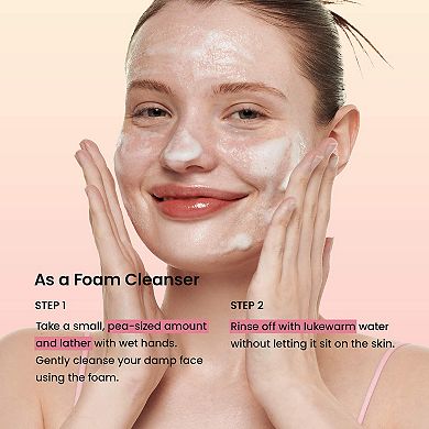 Collagen Mask to Foam Cleanser