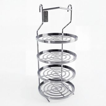 INGRILL 4 tier BBQ Rack for Barrel & Vertical Smokers 304 Stainless Steel Grill Rack