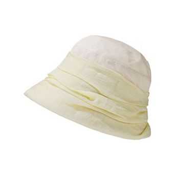 Womens Bucket Hat Soft Breathable Fabric Summer Casual Sun Hat for Travel Outdoor Beach Wear