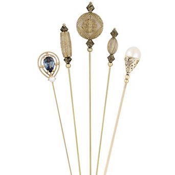 Classic Hat Pin Vintage Safety Pins Brooches Suit Tie Hat Scarf Set Jewelry Accessories 3Pcs/5Pcs