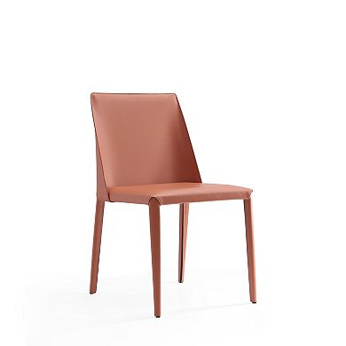 MANHATTAN COMFORT Paris Modern 6-Piece Faux Leather Upholstered Dining Chair Set