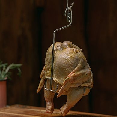 INGRILL Stainless Steel Chicken Rack Vertical Poultry Roaster with Cup for BBQ & Smoker