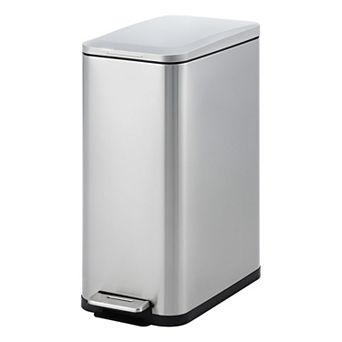 13 Gallon/50 L Kitchen Trash Can, Fingerprint-Proof Stainless Steel Garbage Bin
