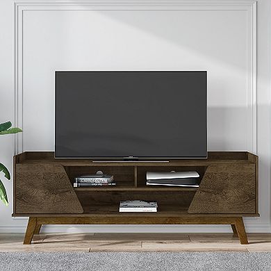 MANHATTAN COMFORT Marcus Mid-Century Modern 5-Shelf TV Stand
