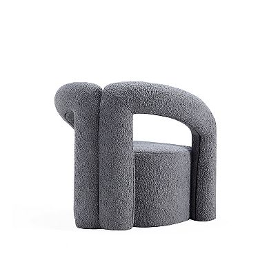 MANHATTAN COMFORT Darian Modern Boucle Upholstered Lounge Chair