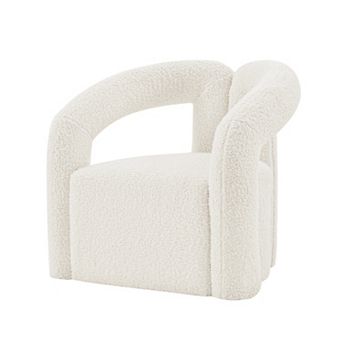 MANHATTAN COMFORT Darian Modern Boucle Upholstered Lounge Chair