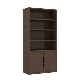 MANHATTAN COMFORT Rivington Modern 4-Shelf Bookcase Cabinet