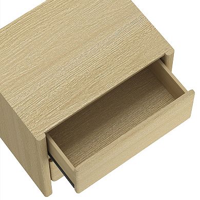MANHATTAN COMFORT Linda Modern 2-Piece Dresser & Nightstand Set with 6 Drawers