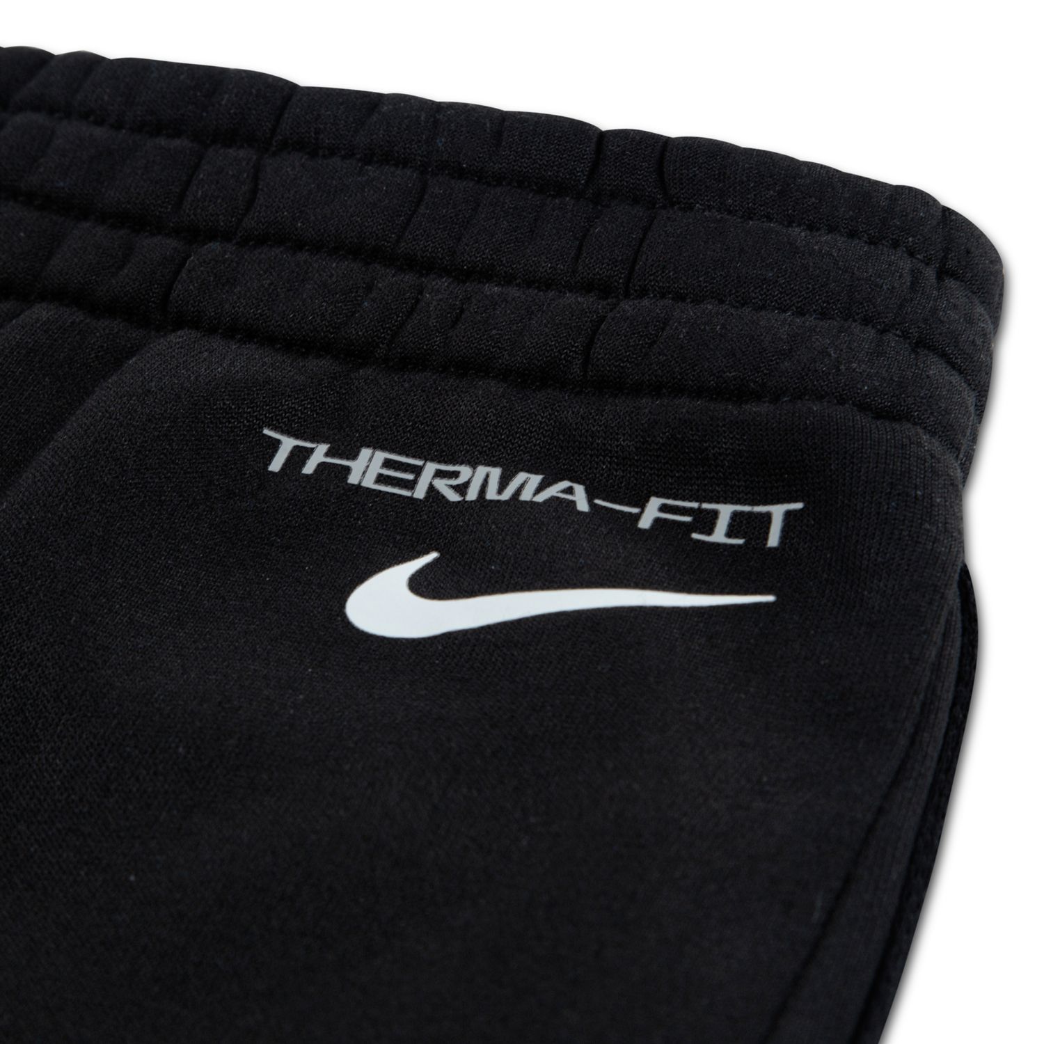 Брюки Nike Therma-FIT Fleece Sweatpants для мальчиков, цвет: Чёрный — фото 3