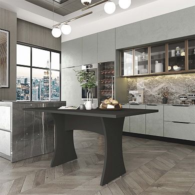 MANHATTAN COMFORT Coney Mid-Century Modern Dining Table