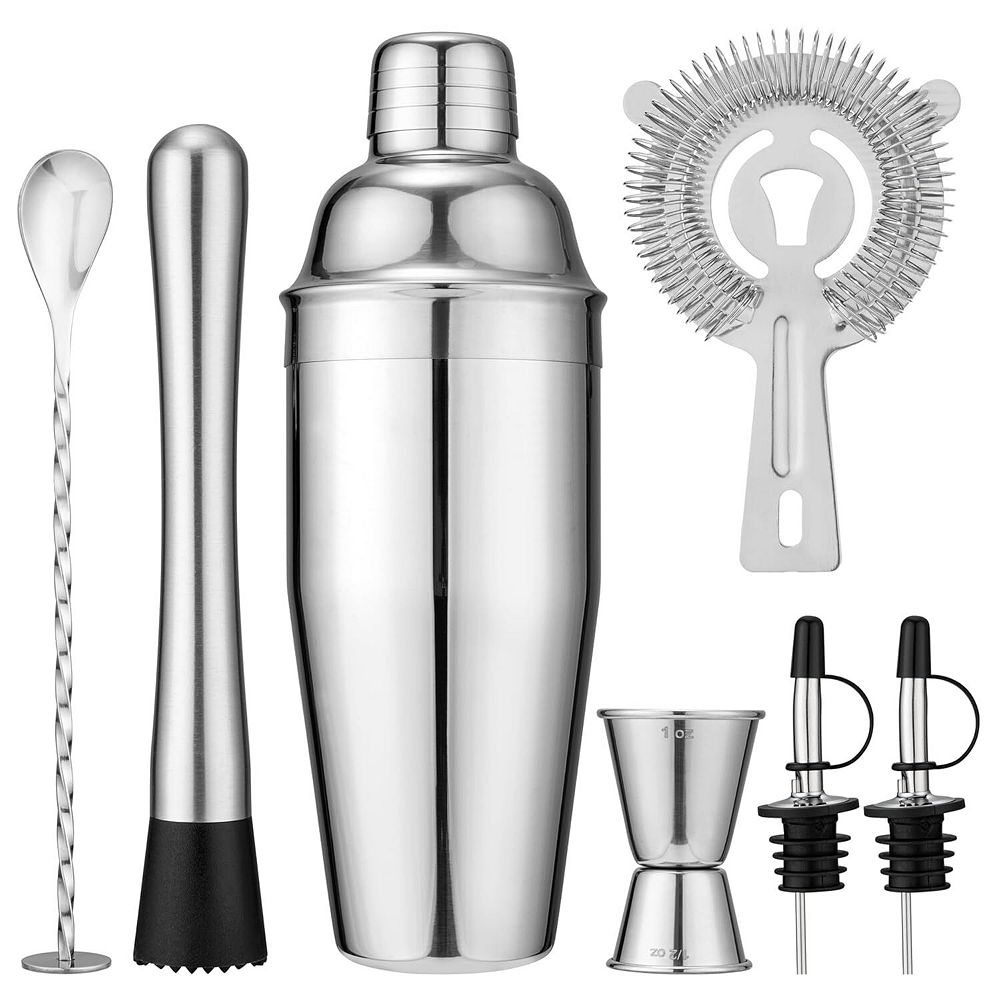 Beyond 15-teiliges Cocktail Shaker Set - Edelstahl Cocktail Set mit Bar
