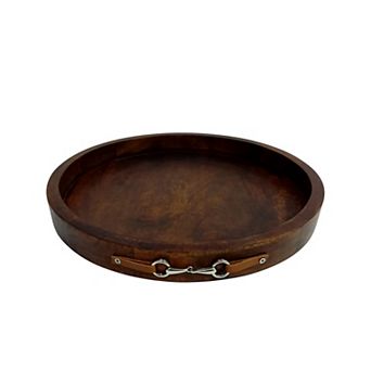 Sonoma Goods For Life® Wood Buckle Tray Table Decor