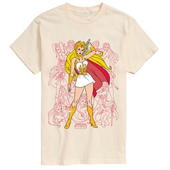 Big & Tall Masters Of The Universe She-Ra Collage Graphic Tee