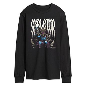 Men's Masters Of The Universe Skeletor Throne Long Sleeve Graphic Tee