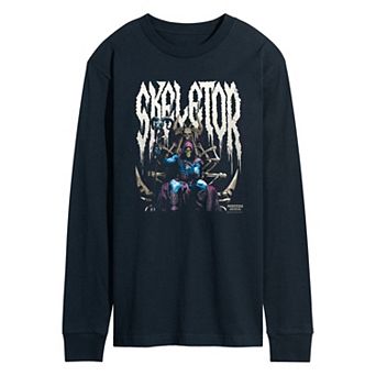 Men's Masters Of The Universe Skeletor Throne Long Sleeve Graphic Tee