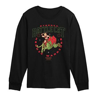 Boys 8-20 Masters Of The Universe Battle Cat Long Sleeve Graphic Tee
