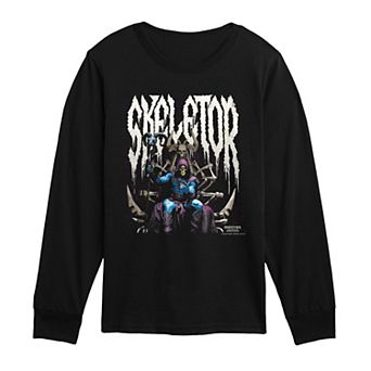 Boys 8-20 Masters Of The Universe Skeletor Throne Punk Long Sleeve Graphic Tee