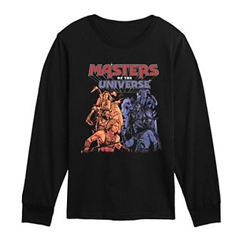 Boys 8-20 Masters Of The Universe Heroic & Evil Warriors Long Sleeve Graphic Tee