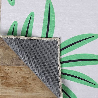 SUPERIOR Jungle Animals Non-Slip Washable Kids Rug