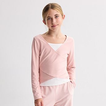 Girls 7-16 FLX Wander Wrap Long Sleeve Top