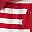 Red Ivory Stripe
