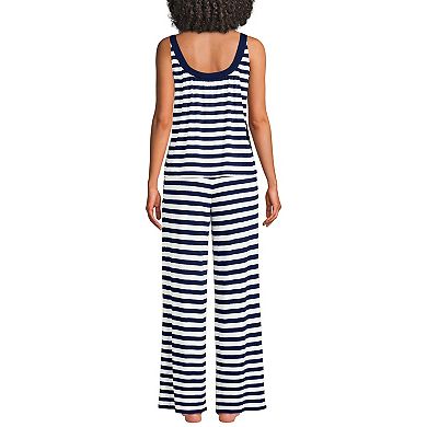 Women's Lands' End Cooling 2-Piece Pajama Tank Top & Pajama Pants Set