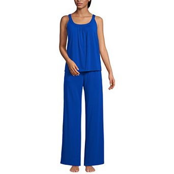 Women's Lands' End Cooling 2 pc Pajama Tank Top & Pajama Pants Set