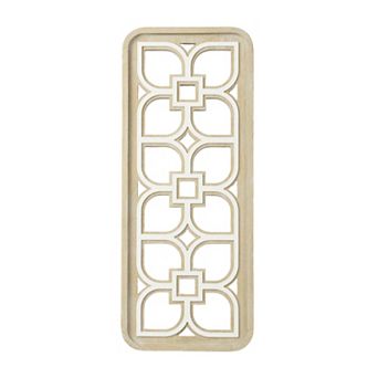 Belle Maison Carved Panel Plaque Wall Art