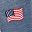 Star Stripe Denim Flag