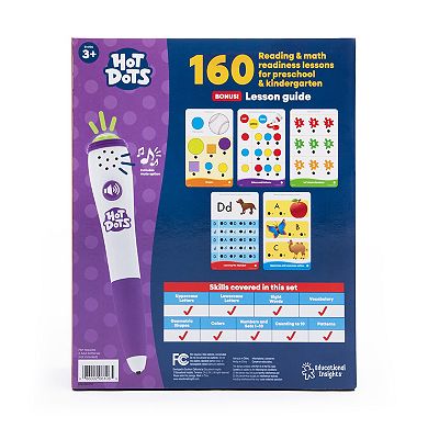 Educational Insights Hot Dots Jr. Getting Ready for School Interactive Learning Activity