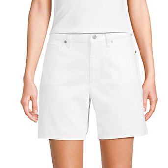 Women's Lands' End Soft Denim Mid Rise Jean Shorts