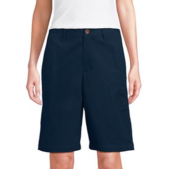 Women's Lands' End Chino Fixed Waistband Shorts