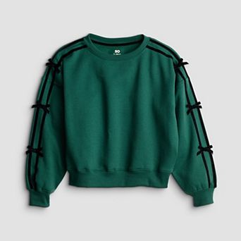 Girls 7-16 SO® Bow Sleeve Sweatshirt in Regular & Plus Size